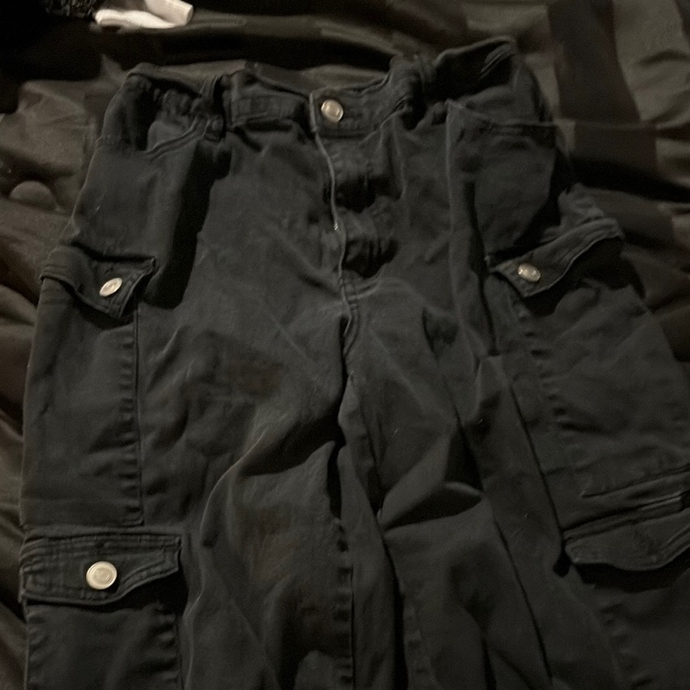Black Cargo Pants